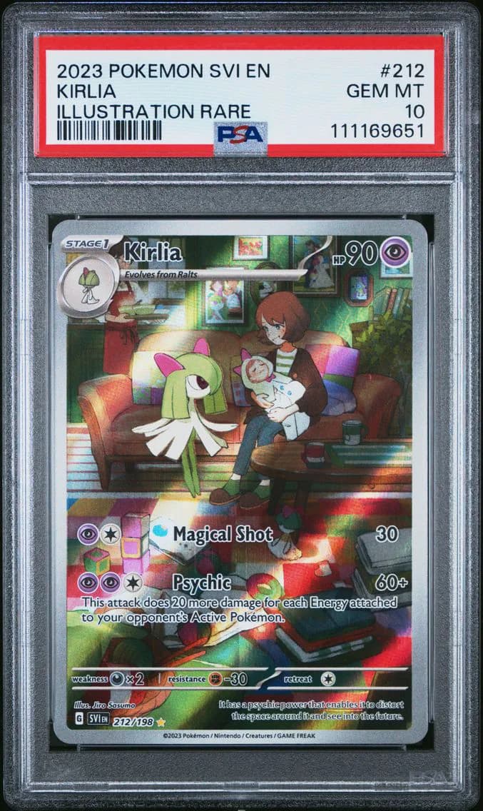 Kirlia graded collectible