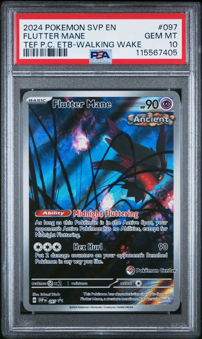 Flutter Mane graded collectible